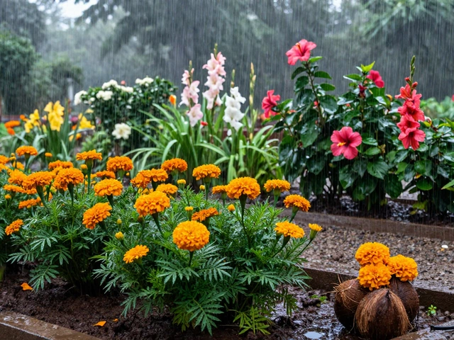 What Are the Two Rainiest Months in India for Flower Gardening?