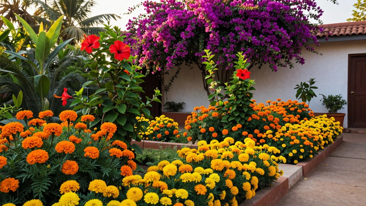 Year-Round Blooms: The Best Flowers That Grow All Year in India